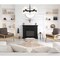 Z-Lite Artemis Chandelier, 10-Light, 25 In.W x 12.75 In.H, Matte Black/Matte Opal 494-10MB - alternate 8